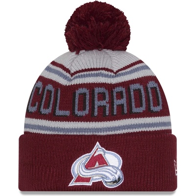 New Era COLORADO AVALANCHE BEANIE Vínová Šedá Světle modrá Bílá