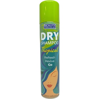 Beauty Formulas Tropical Сух шампоан с тропически аромат, 200 мл