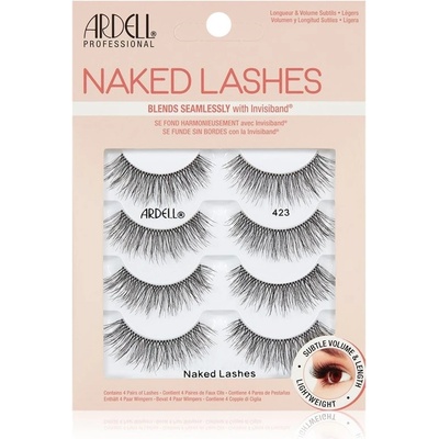 Ardell Naked Lashes Multipack nalepovacie mihalnice veľké balenie typ 423 4 pár