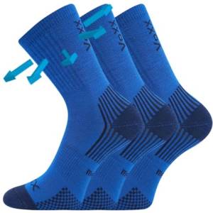 VoXX Комплект от три - детски чорапи Voxx merino сини VoXX | Sin Mnogotsveten | Момчешки | 35-38