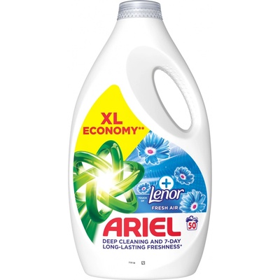 Ariel + Lenor Fresh Air prací gel 50 PD