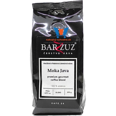 Barzzuz Moka Java premium gourmet coffee blend 100 % arabica 250 g