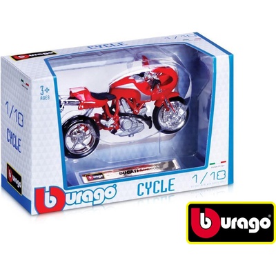 Bburago Motocykel DISPLAY 18ks viac druhov 1:18