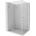 Mexen Lunar Duo лява душ кабина 85 x 80 см, прозрачна, злато четкано - 834-085L-080P-55-00 (834-085L-080P-55-00)