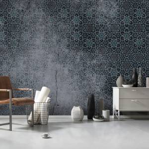 Art Gift Decor Фототапет Черни снежинки