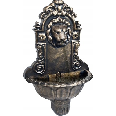 zahrada-XL Nástěnná fontána se lví hlavou bronzová – Hledejceny.cz
