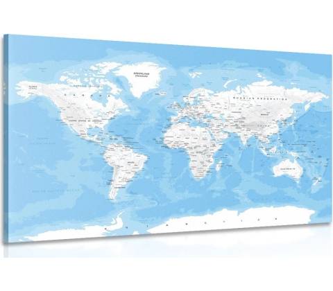 Obraz štýlová mapa sveta