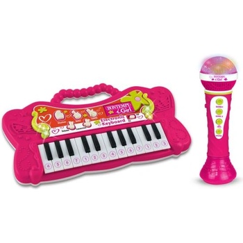 Bontempi Комплект мини клавиатура и караоке микрофон
