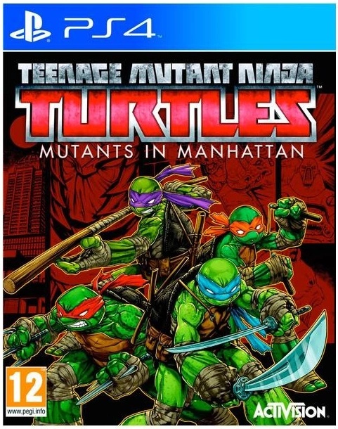激レア　北米版　PS4 TURTLES MUTANTS IN MANHATTAN Teenage Mutant Ninja Turtles: Mutants in Manhattan PS4 CIB