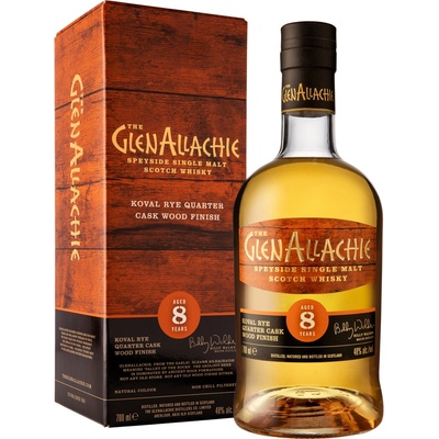 The GlenAllachie Rye Wood Finish 8y 48% 0,7 l (kazeta)