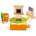 HaPe International Комплект дървени мини мебели Hape - Всекидневна (H3452)