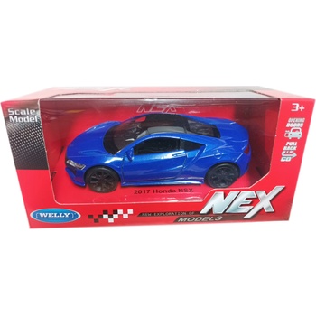 Image 1 of Welly Метална кола с отварящи се врати Хонда 2017 Honda NSX Welly