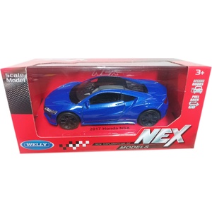 Welly Метална кола с отварящи се врати Хонда 2017 Honda NSX Welly