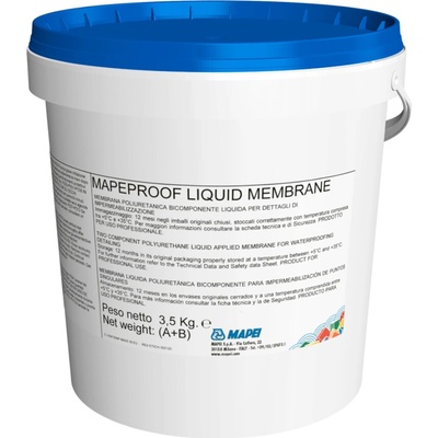 MAPEI Mapeproof Liquid Membrane dvojzložková tekutá hydroizolácia 3.5 kg (zložka A + zložka B)