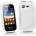 Samsung S5300 Galaxy Pocket Силиконов Калъф Бял + Протектор