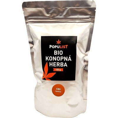 Populist BIO konopná herba Santica CBG Balení: 100 g