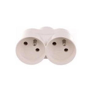 Pawbol Plug trimmer 2-sockets with/u white (D. 3803)