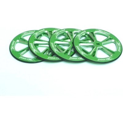 Xceed 103089 Alu Set up wheel for 1/10 On-Road Green 4