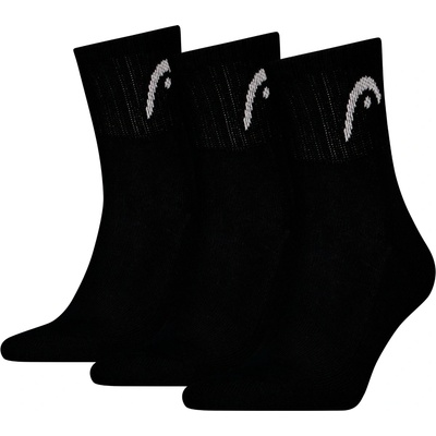 Head Short Crew 3P black