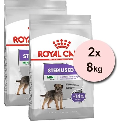 Royal Canin Mini Sterilised гранули за кастрирани малки кучета 2 x 8 кг
