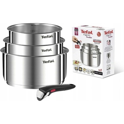 Tefal Sada hrnců Ingenio Emotion indukce nerezová ocel 4 díly