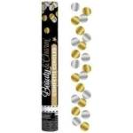 GoDan Confetti Gold and White Circles 40cm Pneumatic
