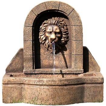 Tuin 1411 Zahradní kašna - fontána lví hlava 50 x 54 x 29 cm