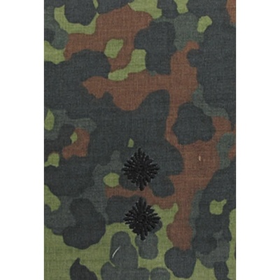 Bundeswehr Výložky BW OBERLEUTNANT FLECKTARN/čierne vyšitie