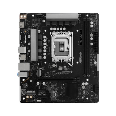 Дънна платка ASROCK H810M-H (Intel 1851, 2xDDR5, 1xM. 2, HDMI) Micro ATX (H810M-H)