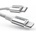 Ugreen US304 70523 USB-C/ Lightning MFi-Kabel 1 m - Silber
