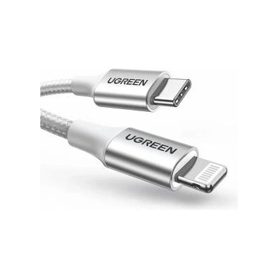 Ugreen US304 70523 USB-C/ Lightning MFi-Kabel 1 m - Silber