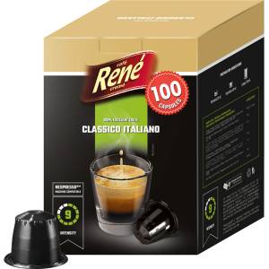 Café René | Classico Italiano - 100 капсули за Nespresso®