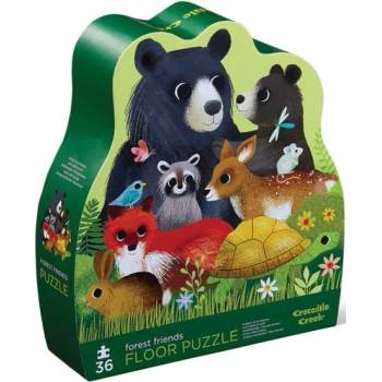 Image 1 of Crocodile Creek Детски пъзел за под Crocodile Creek от 36 части - Горски животни