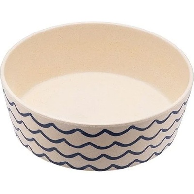 Beco Pets BecoBowl Бамбукова купа за куче - вълни S 15 см / 0, 8 л