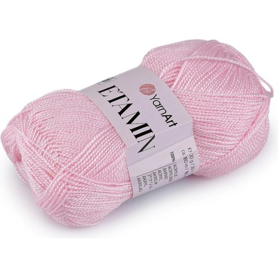 Pletací příze Etamin 30 g Varianta: 5 (451-A) růžová sv., Balení: 1 ks 61630/160035/286091