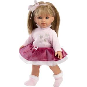 Llorens 53552 ELENA - реалистична кукла с меко текстилно тяло - 35 см (4-53552)