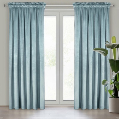 Takoy Záves z mäkkého velvetu so zamatovou štruktúrou 140 x 270 cm-HF-422321 | 140 x 270 cm