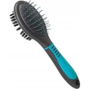 Kefy pre psov Trixie Obojstranná kefa pre krátkosrsté plemená 6 x 23 cm