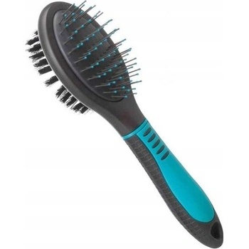 Trixie Obojstranná kefa pre krátkosrsté plemená 6 x 23 cm