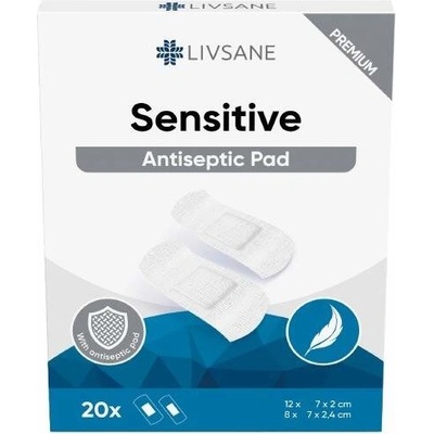 LIVSANE Náplasti na citlivou pokožku 20 ks