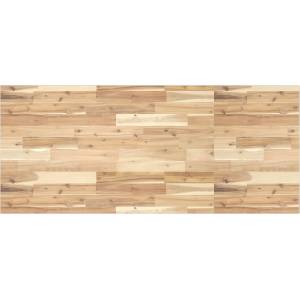 vidaXL Плот за баня, необработен, 140x60x2 см, масивно дърво акация (3279670)