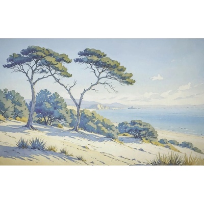 Komar Vliesová fototapeta Sandy Coast 250 x 400 cm