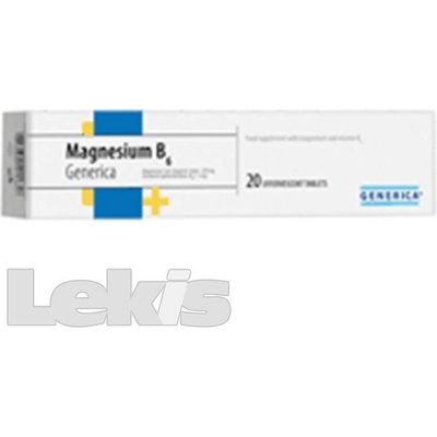 Generica Magnesium B6 20 šumivých tablet – Hledejceny.cz