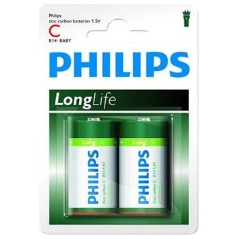 Philips battery longlife C 2TK/PK (R14L2B/10)