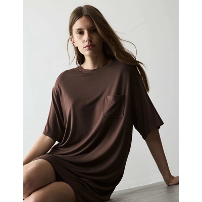 Marks & Spencer Нощница с декоративни джобове Marks & Spencer кафяв Marks & Spencer | Kafyav | ЖЕНИ | S