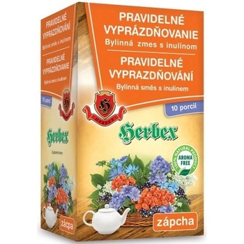HERBEX PRAVIDELNÉ VYPRÁZDŇOVANIE bylinná zmes s inulínom 10 x 6 g