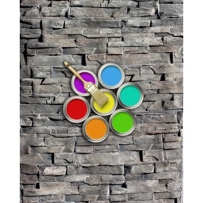 Stamp Set 3 Farieb lámaný kámeň 3 kg čierna 010, biela 1000, hnedá 140