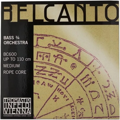 Thomastik Belcanto BC600 Double Bass 3/4 Medium Струни за контрабас (THBC600)