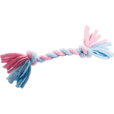 HipHop Pletená Baby činka Fleece ružová/modrá 18 x 1,5 cm