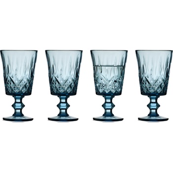 LyngbyGlas Чаши за вино Sorrento 290 мл сини 4 бр (32360)